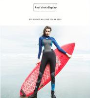 Traje de buceo deportivo para mujer, ropa de baño informal de manga larga y cuerpo ajustado para mujer - details 5