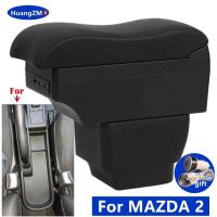 Reposabrazos adecuado, adecuado para Mazda 2 Demio, reposabrazos curvo CA interior de cuero, accesorios especiales para coche - details 0