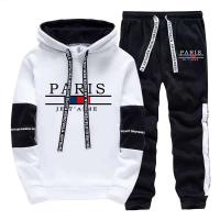 Chándal Deportivo para Hombres Ouwu Sudadera con Capucha de Manga Larga - details 3