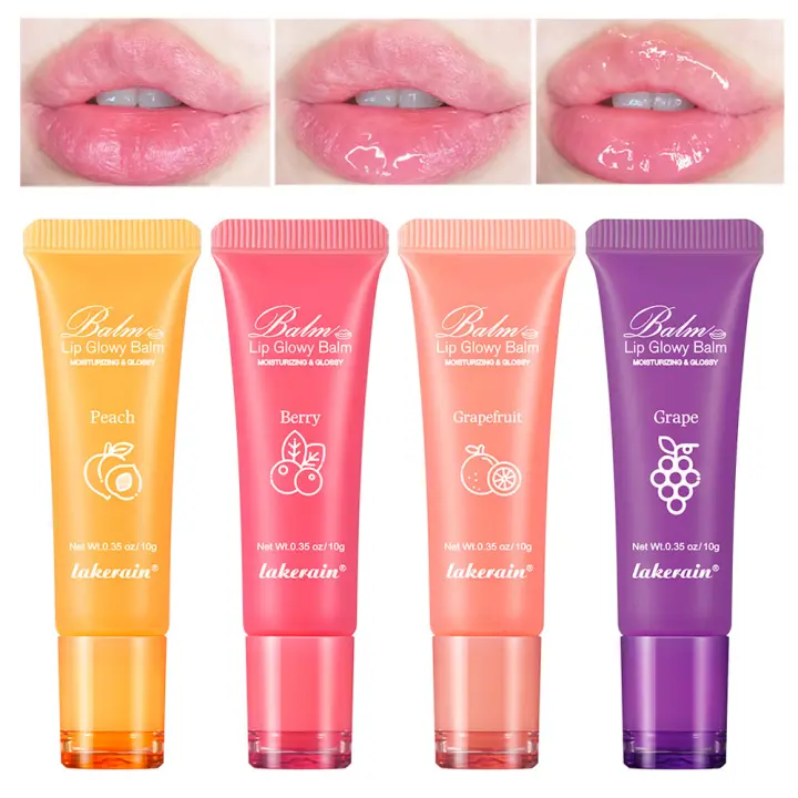 Gel de Labios Blam Brillo Labial de Melocotón y Uva Reduce Líneas Labiales Cuidado de Piel Labial - 1