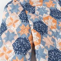 BUNO-2025 otoño nueva ropa de mujer estilo europeo y americano chaqueta de algodón estampada de doble cara simple y versátil a la moda. - details 8