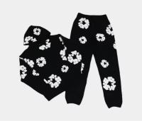 (Mejor) Y2K Sudadera de Dos Piezas para Hombre y Mujer, Sudadera de Manga Larga y Pantalones de Sudadera, Estampado Hip Hop, Conjunto de Sudadera con Capucha, Sudadera para Hombre - details 1