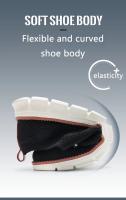 Zapatos Deportivos informales para hombre, calzado antideslizante, resistente al desgaste, transpirable, amortiguación, diseño de bloqueo de Color, versátil - details 6