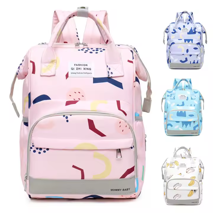 Mochila de gran capacidad para mamá, bolsa multifuncional para pañales de bebé, maternidad - 1