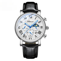 Reloj de negocios multifunción hombre impermeable reloj romano - details 5