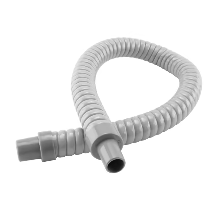 Tubo de drenaje de agua de plástico, manguera de 60cm de largo para aire acondicionado, gris, 1 piezas - 1