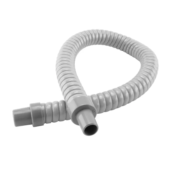Tubo de drenaje de agua de plástico, manguera de 60cm de largo para aire acondicionado, gris, 1 piezas - 1