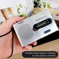 BC-R21 Mini Radio, AM FM Radio Portátil con Batería, Ricevpción Mejor, Mayor Autonomía, Altavoz para andar por casa, Mini Estéreo - details 7