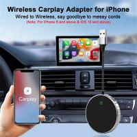 Adaptador de Carplay inalámbrico, actualización de Plug & Play, se convierte con cable en Dongle Carplay inalámbrico para coche - details 2