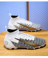 Zapatos de fútbol de entrenamiento para césped con uñas rotas largas y transpirables de caña alta para hombres y mujeres - details 13