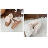 Botas de nieve para mujer, zapatos de felpa, zapatos de invierno, botas de cuero para mujer, zapatos para mujer 2025 - details 17