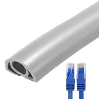 Cubiertas eléctricas para conducto de alambre Flexible de PVC, Protector de Cable ignífugo o ocultador de Cable autoadhesivo aislado - details 8