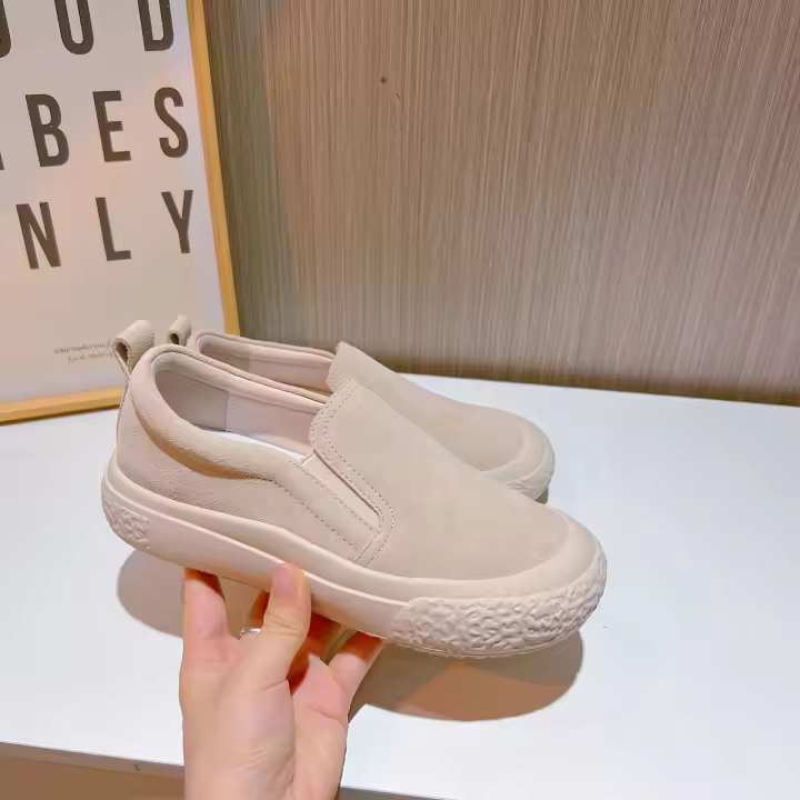 Nueva Plataforma de Verano 2024 Zapatos de Pescador Casual para Mujer en Cuero Único - 1