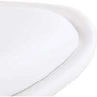 Comedor Sillas Cocina Nórdico con Asiento Tapizado y Las piernas Mara Haya Maciza, Blanco - details 4