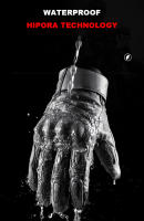 Guantes de Moto Inviernal Impermeables Guantes de Cuero de Cabra Auténticos para Hombres y Mujeres - details 4