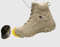 Botas de Combate de Desierto 2024 Zapatos de Trabajo de Cuero para Hiking al Aire Libre - details 4