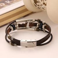 pulseras y brazaletes de flores Vintage, pulsera bohemia de cuero de múltiples capas 2019 para mujer y hombre, regalos de joyería Punk para mujer - details 7