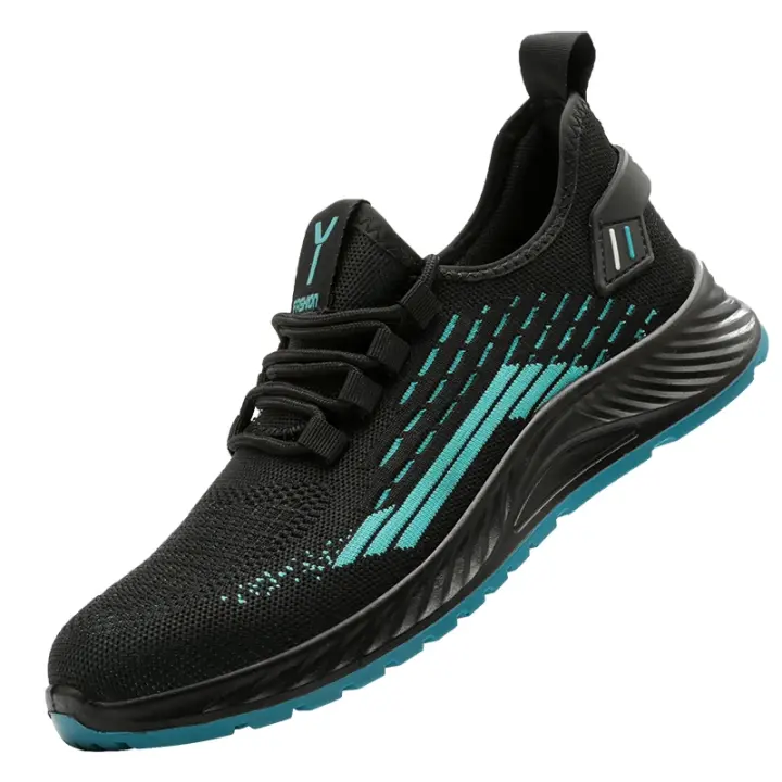 Novedad de verano, zapatos de seguridad con aislamiento transpirable, antigolpes, antiperforación, zapatos de trabajo resistentes al desgaste - 1