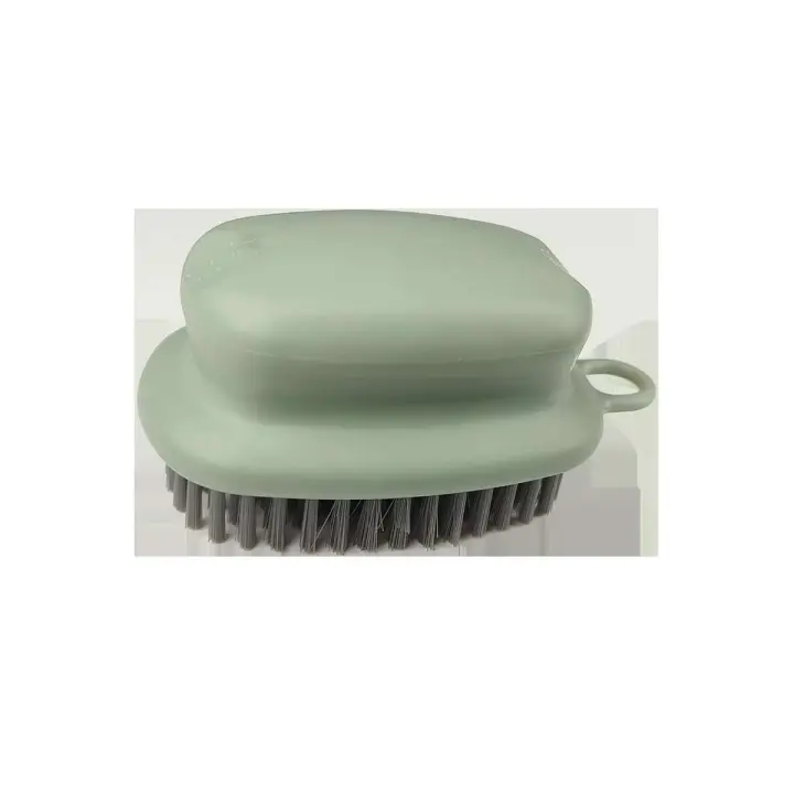 Cepillo de lavandería colgante de mano con cerdas suaves para limpieza del hogar - 1
