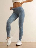 Malla deportiva con espalda en V, pantalones de yoga de cintura alta, ropa de entrenamiento para mujer, calcetines Fiess - details 6