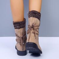 Otoño Invierno mujer moda pisos botas martin zapatos de moda casual botas para mujer - details 8