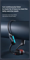 Auriculares inalámbricos de conducción ósea, cascos de alta fidelidad con Bluetooth 5,3 + MP3, 32GB, IPX8, impermeables, deportivos, para natación, con pantalla LED - details 7
