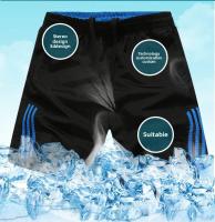 Pantalones cortos deportivos para correr y Fitness para hombre, calzoncillos grandes de secado rápido, informales, finos, de cinco cuartos, para verano - details 3
