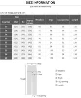 Jeans de Moda Coreana para Hombres Pantalones de Denim Adelgazados Cálidos con Tirantes - details 0