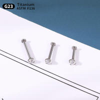 Pendientes pequeños de titanio g23 para mujer, joyería corporal, labret de piercing, 20/18/16g, 10 Uds., venta al por mayor - details 5