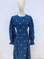 Vestido de manga larga para mujer, traje Vintage bohemio para fiesta y otoño, Y2k - details 5
