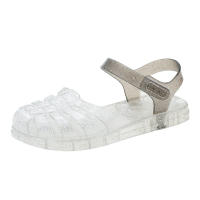 Zapatos de princesa de gelatina de cristal Zapatos de cueva de bebé Zapatos romanos para niñas Zapatos de playa de suela suave - details 26