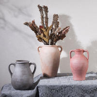 Jarrón de cerámica estilo Wabi sabi, sentido de alta gama, flores secas, maceteros, tarros de cerámica, accesorios para el hogar, adornos del - details 13