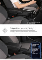 Bandeja de Consola para VW POLO 5 6R Vento 2012-2018 Accesorios de Coche Simple Instalación Caja de Almacenamiento - details 5