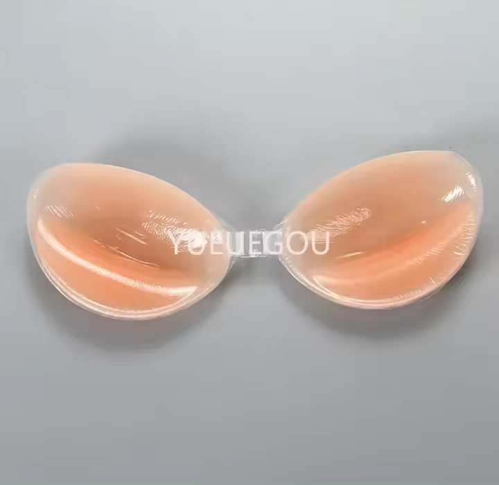 Sujetador push-up autoadhesivo para vestidos sin espalda, sujetador de silicona adhesivo Invisible, resistente al agua, reutilizable, copas de Gel gruesas, cierre frontal - 1