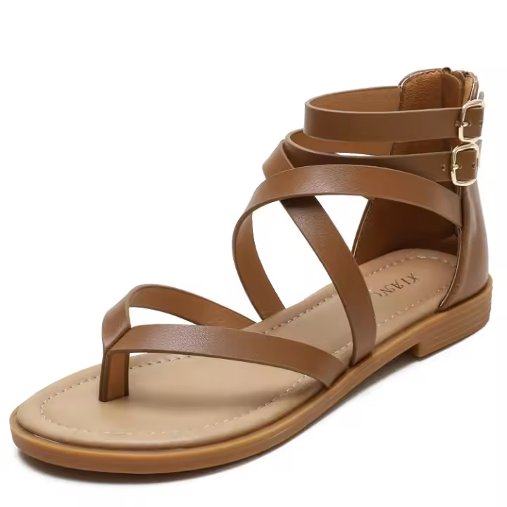 Sandalias romanas de mujer, zapatos de verano. - 1