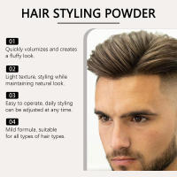 Estilo voluminoso con queratina para el cabello, flequillo sin lavado, peinado cómodo y controlado con aceite, polvo esponjoso - details 4