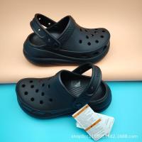 Sandalias de Mujer con Orificios Pantuflas Suela Gruesa Aumento de Altura Zapatos de Exterior para Papá - details 7