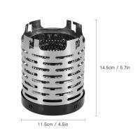 Calentador portátil para exteriores, cubierta de mini calentador, quemador de gas de acero inoxidable, accesorios para estufa de camping - details 5