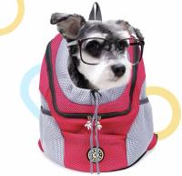 Mochila para Perros Transpirable Diseño de Cabeza y Espalda Acolchada Ideal para Pasear, Bicicletar, Senderismo, Acampar - details 6