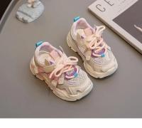 Sandalias deportivas para niño y niña, zapatos de tenis transpirables de malla hueca, zapatillas para correr a la moda, resistentes al desgaste y a prueba de suciedad, novedad de verano 2024 - details 8