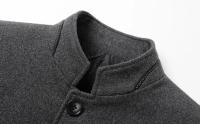Trajes de Blazer de Cachemira para Hombres Ajuste Delgado, Cuello Alto, Traje de Negocios Casual - details 6