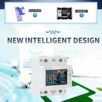 Medidor de potencia inteligente Tuya WiFi, interruptor Protector de sobrevoltaje, Monitor de voltaje de corriente, rel￩ de valor ajustable, disyuntor - details 1