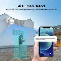 Cámara de Seguridad ICSEE 4MP PTZ WIFI Apróbola Impermeable IP66 Vigilancia de Video para el Hogar - details 1