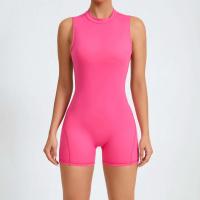 Conjunto de Gimnasio de Entrenamiento para Mujeres Traje de Yoga de Estiramiento Mono Deportivo - details 4