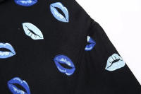 TRAFZA Conjunto de 2 piezas para mujer, camisa holgada con estampado de solapa, falda para vacaciones en la playa, moda de primavera 2024 - details 7