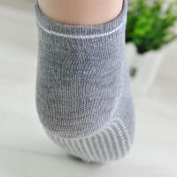 Calcetines de Yoga antideslizantes para mujer, medias de algodón con correas, vendaje, Pilates, Barre puro, Ballet, baile, descalzo, entrenamiento, 3 pares por lote - details 3