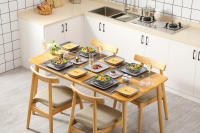 LOVECASA-Juego de cena para 4, vajilla de gres, servicio de 16 piezas con plato de cena/postre/sopa, tazón de cereales, gris degradado - details 2