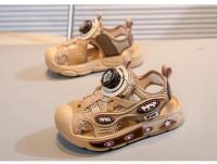 Sandalias de moda para niños, zapatos de verano para niños, antipatadas, botones giratorios, recortes, huecos, playa, suave, 26-37 - details 18