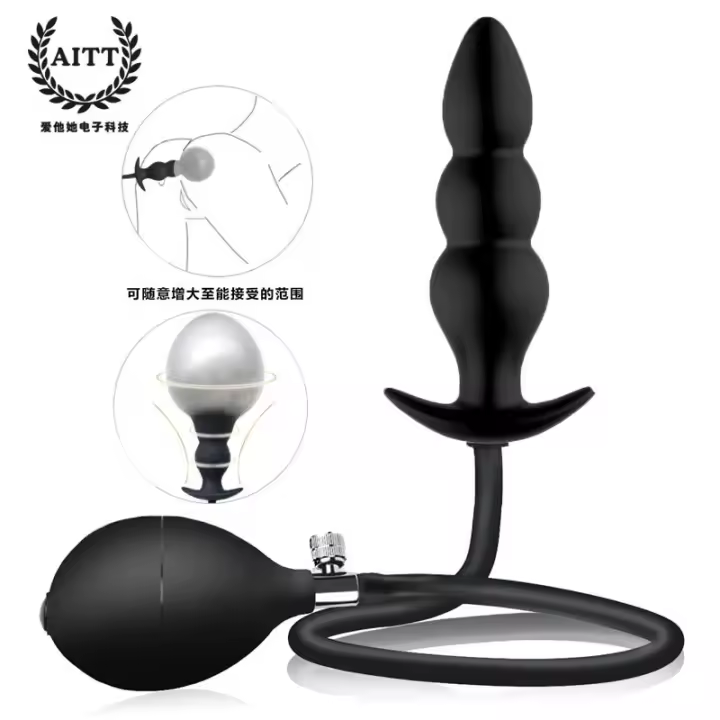 Dispositivo de dilatación Anal, expansor Anal inflable, dispositivo de patio trasero, tapón Anal inflable, suministros para adultos - 1