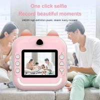 Cámara de impresión instantánea de 24MP con pegatinas incorporadas Impresión inalámbrica de fotos para móviles Ideal para niños - details 1